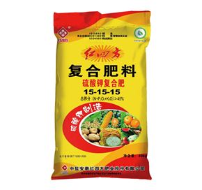 红四方15-15-15硫酸钾复合肥