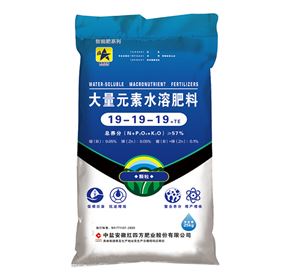 红四方颗粒型大量元素水溶肥19-19-19+TE