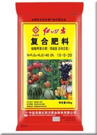 红四方果蔬专用硫酸钾复合肥40%(15-5-20) 红四方果蔬专用硫酸钾复合肥40%(15-5-20)