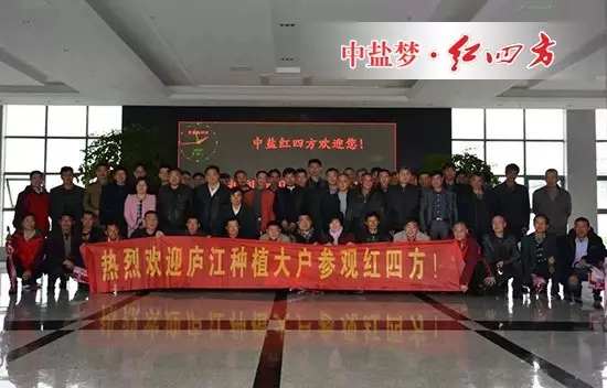 4月6日，庐江大户一行70人参观红四方新区生产基地