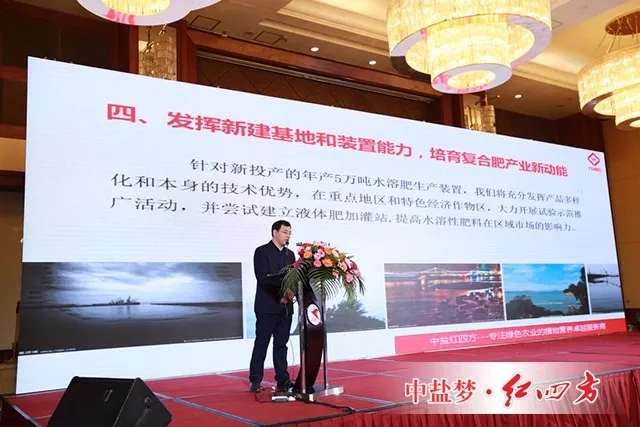 中盐红四方副总经理陈勇发言 中盐红四方副总经理陈勇发言
