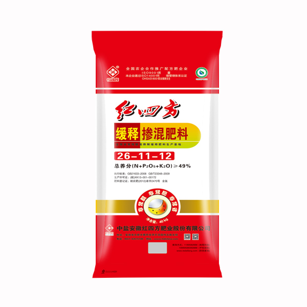 红四方缓释掺混肥料49%(26-11-12)